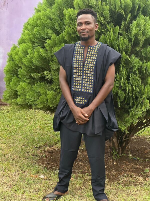 embroidered agbada